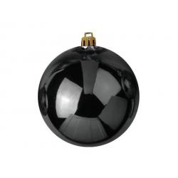 Velká vánoční baňka na stromeček plastová, lesklá černá, průměr 30 cm, 1 kus