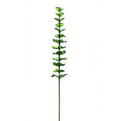 12 kusů větviček eukalyptu, křišťálový vzhled, zelená, výška 81 cm