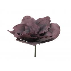 Obří umělá květina růže - do dekorací / k zapíchnutí, fialová, výška 80 cm