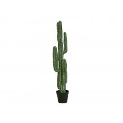 Umělý Mexický kaktus rozvětvený v květináči jako živý- pokojová dekorace, vysoký 123 cm