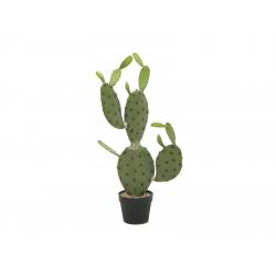 Umělý dekorativní kaktus Nopal jako živý, rostlina v květináči, vysoký 75 cm