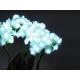Hortenzie s květy, bílé, 100 LEDs